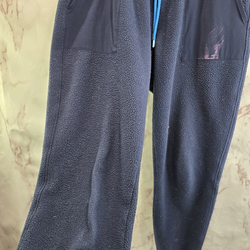 Cotopaxi Pants Womens Medium Joggers Navy Blue Fleece Crop Abrazo - Picture 9 of 14